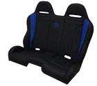 Bs Sand - Pebebldtr Performance Front/rear Bench Seat, Double Black/blue New. Price: $799.99.
