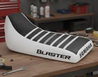 Yamaha Blaster Seat Cover 1988 To 2006 Models White Black Vinyl New. Price: $79.99.