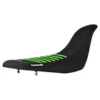 2004 - 2009 Kawasaki Kfx 700 Seat Cover All Black W/ Flo Green Ribs #231 Logo New. Price: $68.99.