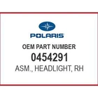 Polaris Headlight Assembly, Right, Rzr- 0454291 Oem New. Price: $104.99.