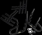 Motorsport Products 81-1512 Nerfbars Black Fits Honda Trx 250 New. Price: $169.77.