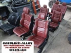 2018 Dodge Durango Srt Oem Red Leather Seats Set Complete Front Rear Used. Price: $1995.00.