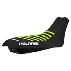 Polaris Outlaw 90 110 Seat Cover - All Black / Neon Yellow Ribs #252A New. Price: $68.95.