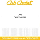 Cub Cadet 503-03772 Bottom Left Seat Pad Challenger M550 M750 4X4 Eps Utv New. Price: $280.31.