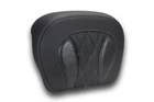 Mustang Deluxe Chopped Tour-pak Backrest Pad Diamond Gunmetal Stitch #88440GM New. Price: $255.00.
