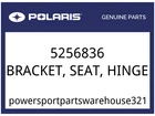 Polaris Oem Part 5256836 Seat Hinge New. Price: $19.49.