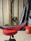 Oem Honda CR80R CR85 Dirt Bike Seat #77100-GBFH-8300 Red Black Used. Price: $150.00.